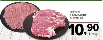 Todis Fettine E Lombatine Di Vitello offerta