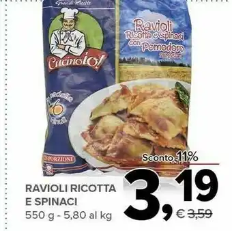 Todis Cucino io! Ravioli Ricotta E Spinaci offerta