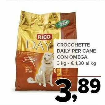 Todis Rico Crocchette Daily Per Cane Con Omega offerta
