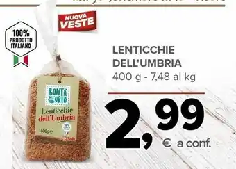 Todis Bontà dell'orto Lenticchie Dell'Umbria offerta