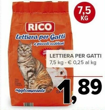 Todis Rico Lettiera Per Gatti offerta