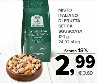 Todis Misto Italiano Di Frutta Secca Sgusciata offerta