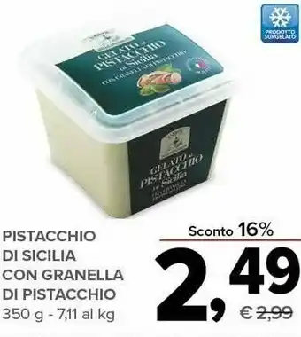 Todis L'Arte Delle Specialità - Gelato Al Pistacchio Di Sicilia Con Granella Di Pistacchio offerta