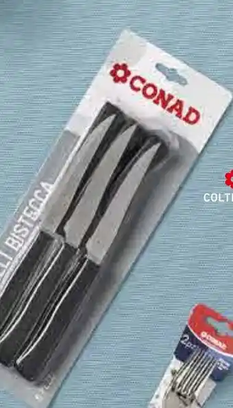 Spazio Conad COLTELLI DA TAVOLA O DA BISTECCA 6 pezzi offerta