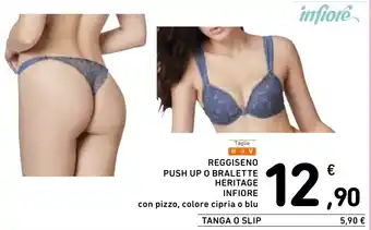 Spazio Conad REGGISENO PUSH UP O BRALETTE HERITAGE INFIORE offerta