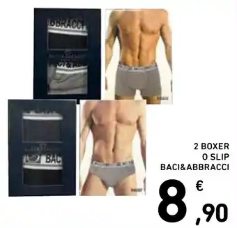 Spazio Conad 2 BOXER O SLIP BACI&ABBRACCI offerta