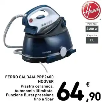 FERRO CALDAIA PRP2400 HOOVER