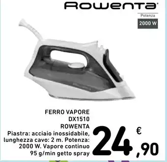 Spazio Conad FERRO VAPORE DX1510 ROWENTA offerta