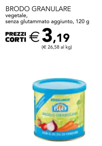 Esselunga BRODO GRANULARE vegetale, senza glutammato aggiunto, 120 g offerta