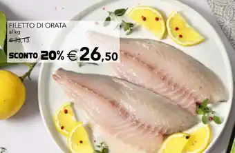 Esselunga FILETTO DI ORATA offerta