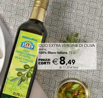 Esselunga OLIO EXTRA VERGINE DI OLIVA dolce, 75 cl offerta
