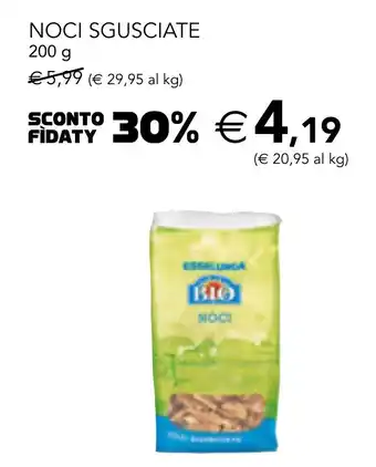 Esselunga NOCI SGUSCIATE 200 g offerta