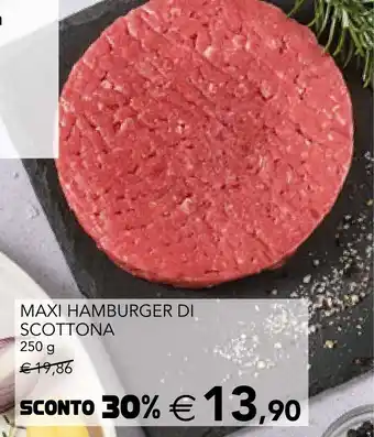 Esselunga MAXI HAMBURGER DI SCOTTONA 250 g offerta