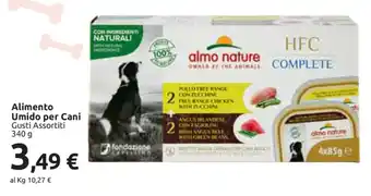 Carrefour Market Almo nature Alimento Umido per Cani 340g offerta