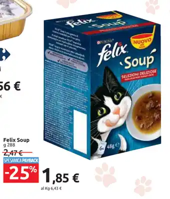 Carrefour Market Purina Felix Soup 288g offerta