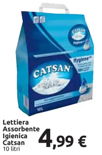 Carrefour Market Catsan Lettiera Assorbente Igienica 10 litri offerta