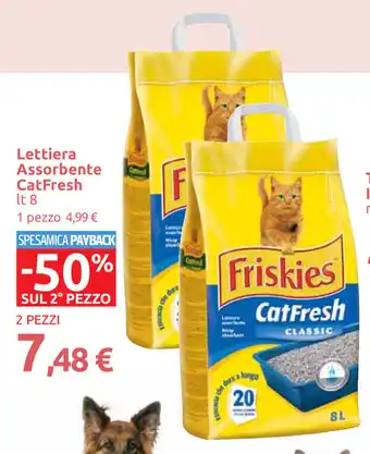 Carrefour Market CatFresh Lettiera Assorbente 8lt offerta