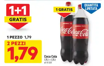 DPiù Coca-Cola 1,75l + 1,75l offerta