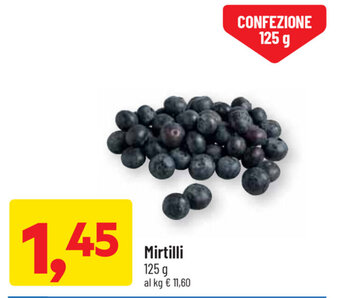 DPiù Mirtilli 125g offerta
