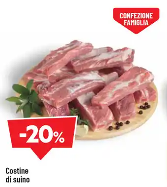-20% Costine di suino