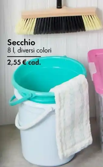 Tedi Secchio 8 I, diversi colori offerta