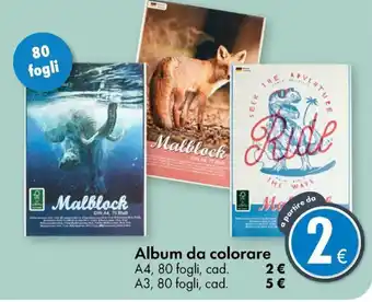 Album da colorare A4, 80 fogli