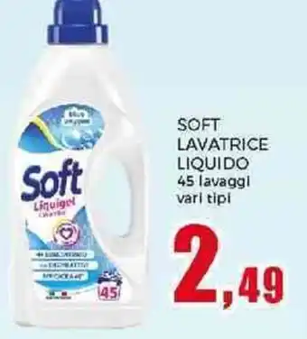 SOFT LAVATRICE LIQUIDO 45 lavaggi vari tipi