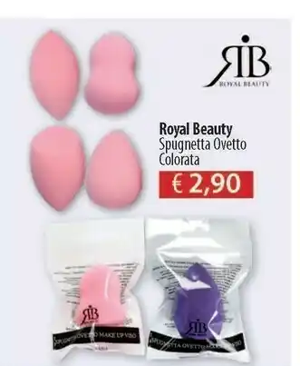 Acqua & Sapone Royal Beauty Spugnetta Ovetto Colorata offerta