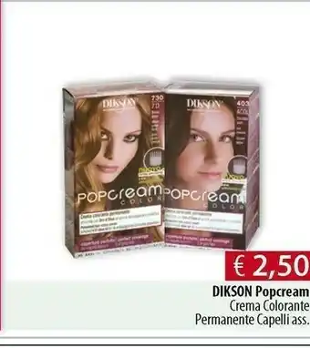 Acqua & Sapone Dikson Popcream Crema Colorante Permanente Capelli offerta