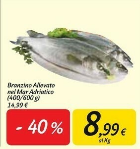Carrefour Market Branzino Allevato offerta