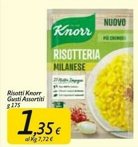 Carrefour Market Knorr Risotti offerta