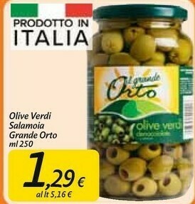 Grande Orto Olive Verdi Salamoia