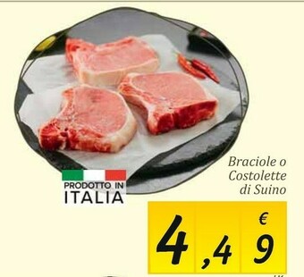 Carrefour Market Braciole O Costolette Di Suino offerta