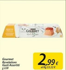Carrefour Market Purina Gourmet Revelations 228 G offerta