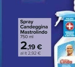 Carrefour Market Mastrolindo Spray Candeggina offerta