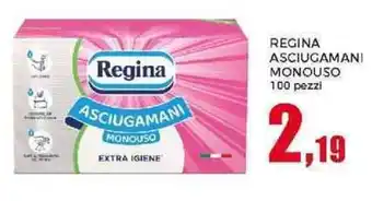 Happy Casa REGINA ASCIUGAMANI MONOUSO 100 pezzi offerta