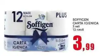 Happy Casa SOFFIGEN CARTA IGIENICA 3 vell 12 rotoli offerta