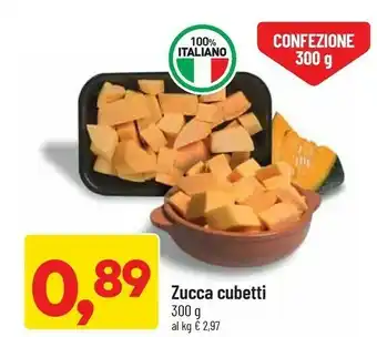 DPiù Zucca Cubetti offerta