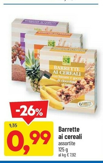 DPiù Barrette Ai Cereali offerta