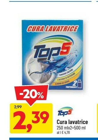 DPiù Top5 Cura Lavatrice offerta