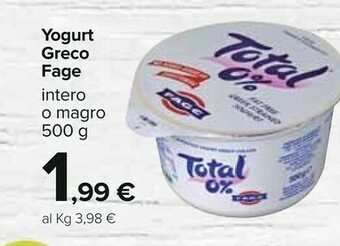 Carrefour Fage Yogurt greco offerta