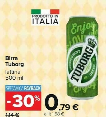 Carrefour Tuborg Birra offerta