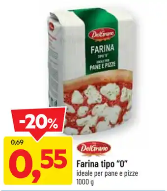 DPiù Farina tipo "0" 1000g offerta