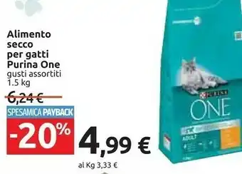 Carrefour Purina Alimento Secco Per Gatti offerta
