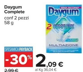 Carrefour Daygum Caramelle offerta