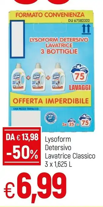 Famila Lysoform Detersivo Lavatrice Classico offerta