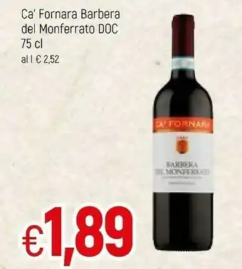 Famila Barbera Vino offerta