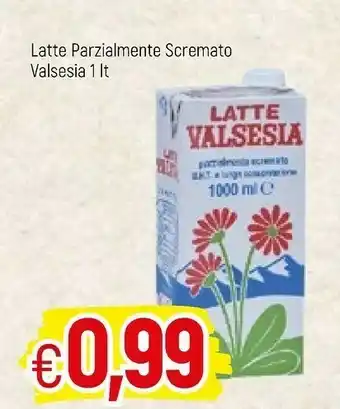 Famila Latte parzialmente scremato offerta