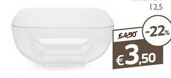 Famila Excelsa Linea Quartz Insalatiera Trasparente offerta
