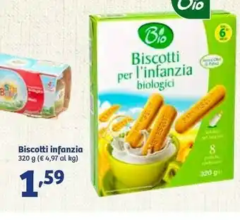 In'S Mercato Bio - Biscotti per l'Infanzia Biologici 320 g(ml) offerta